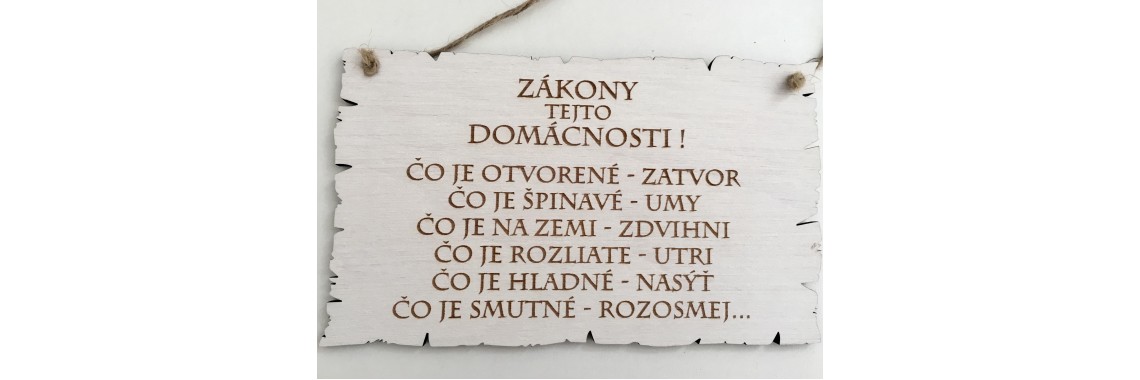 Zákony tejto domácnosti