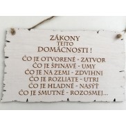 Zákony tejto domácnosti